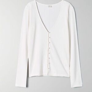 Aritzia Pearl Longsleeve, White